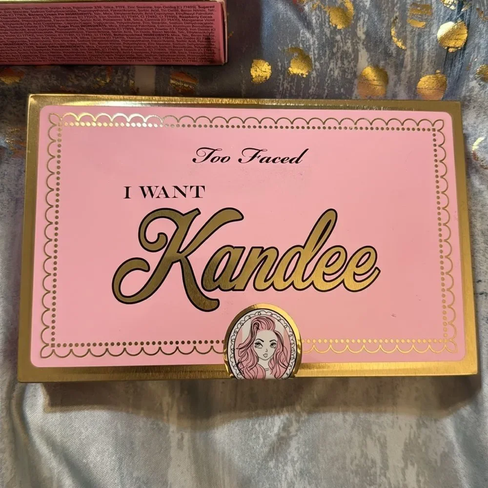 Too faced I want kandee eyeshadow palette limited edition make up